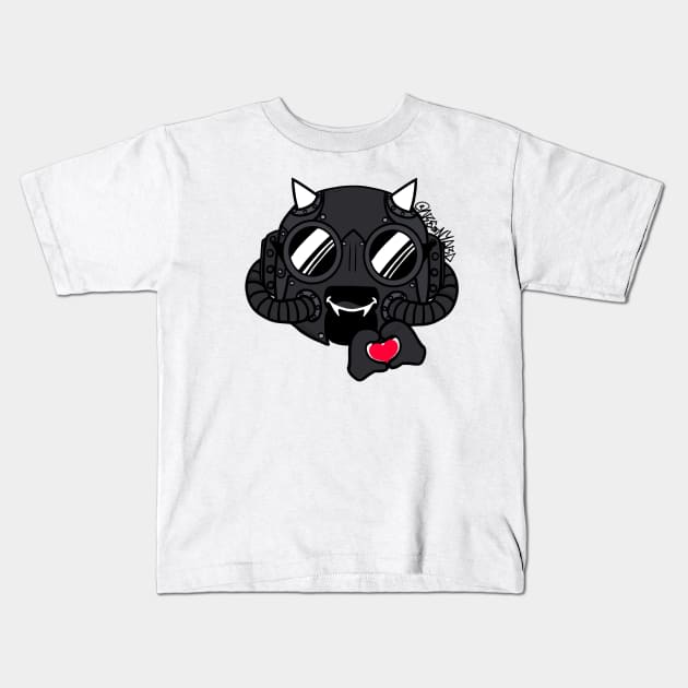 Nameless Ghoul Cumulus Air Ghoulette Kids T-Shirt by ARSONYARD